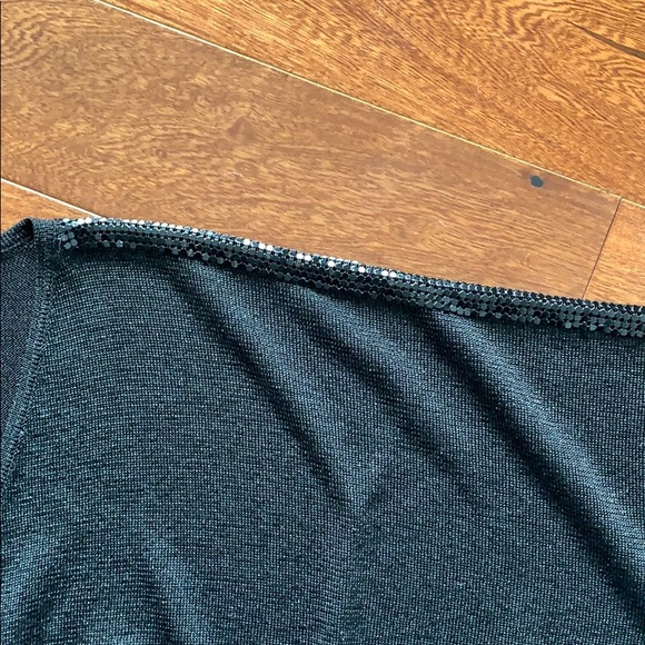 Kimono sleeve V neck shimmer top, size s - Picture 3 of 3